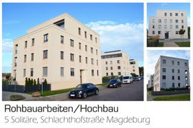 01 Hochbau Neubau Rohbauarbeiten Solitär Magdeburg Schlachthofstraße